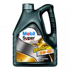 Моторное масло Mobil Super 3000 X1 Diesel 5W-40 4л
