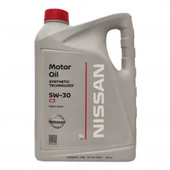 Моторное масло Nissan Motor Oil C3 5W-30 5л (KE90091043)