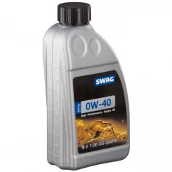 Моторне масло синтетичне SWAG д/авто SAE 0W-40 1л (30101140)