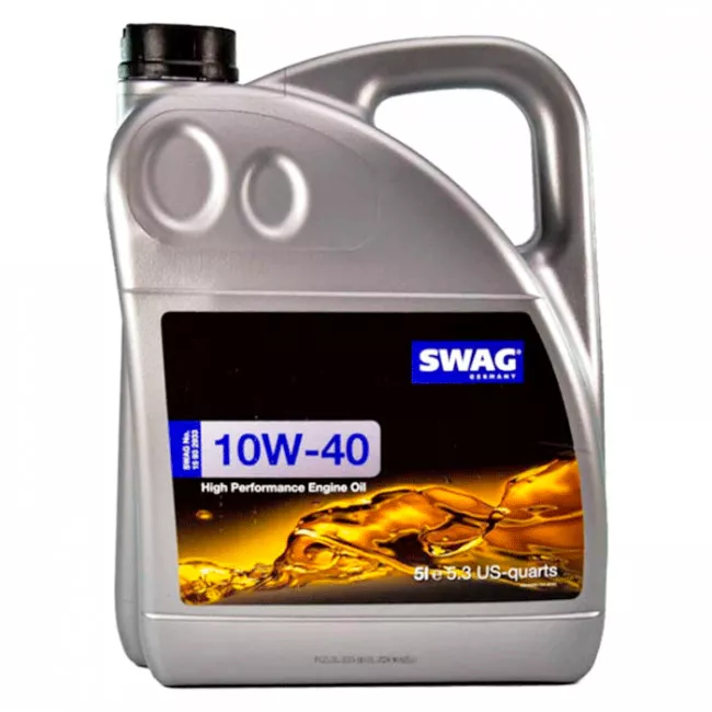 Моторное масло SWAG Engine Oil 10W-40 полусинтетическое 5л (15932933) Моторное масло SWAG Engine Oil 10W-40 полусинтетическое 5л (15932933)