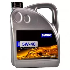Моторное масло SWAG Engine Oil 5W-40 синтетическое 5л (15932938)