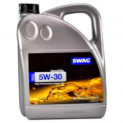 Моторное масло SWAG Engine Oil Long Life 5W-30 синтетическое 5л (15932943)