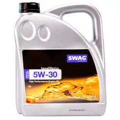 Моторна олія SWAG Engine Oil Long Life Plus 5W-30 синтетична 4л (15932946)