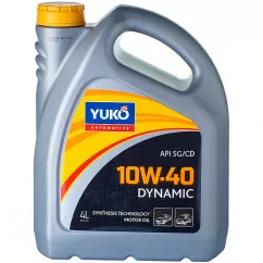 Моторна олія Yuko Dynamic 10W-40 4л (4820070242072)