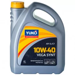 Моторна олива YUKO Vega Synt 10W-40 4л (4820070241228)