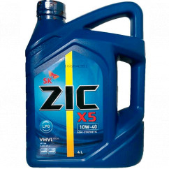 Моторное масло Zic X5 10W-40 4л