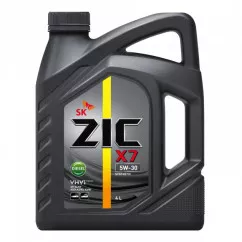 Моторне масло ZIC X7 5W-30 Diesel, 4л (162610)