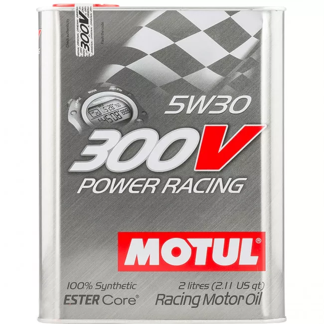 Масло моторное MOTUL 300V Power Racing SAE 5W-30 2л (825502)