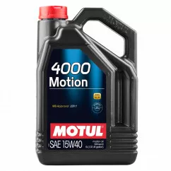 Масло моторное MOTUL 4000 Motion SAE 15W-40 5л (386406)