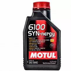 Олива моторна MOTUL 6100 Syn-nergy SAE 5W-40 1л (368311)