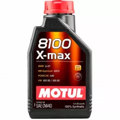Масло моторное MOTUL 8100 X-max SAE 0W-40 1л (348201)