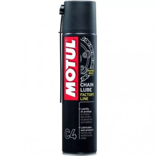 Смазка для цепей MOTUL C4 Chain Lube Factory Line 400мл (102983/815616) Смазка для цепей MOTUL C4 Chain Lube Factory Line 400мл (102983/815616)