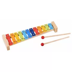 Музыкальный инструмент goki Ксилофон радуга (61907G)
