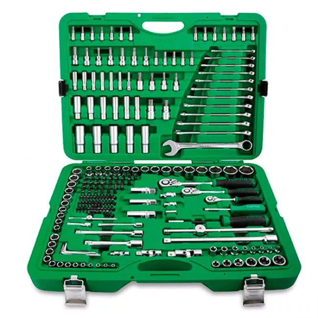 Набор инструмента комбинированный Toptul 1/4", 3/8", 1/2" 216шт (GCAI216R)