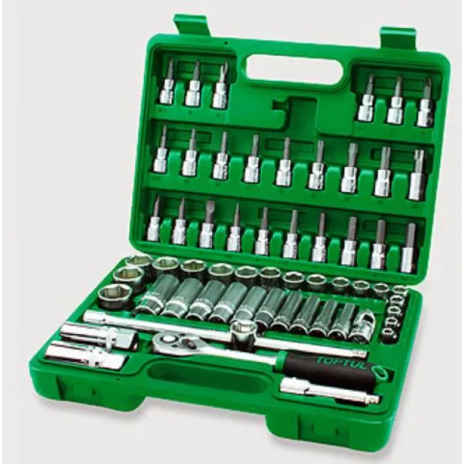 Набор инструмента комбинированный Toptul 3/8" 60 ед. (GCAI6002)