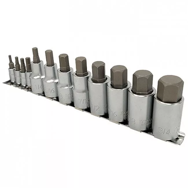 Набор шестигранников дюймовых TOPTUL 1/2" (GAAQ1208) Набор шестигранников дюймовых TOPTUL 1/2" (GAAQ1208)