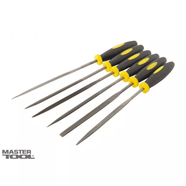 Надфили MASTER TOOL 140 мм, набор 6 шт. (06-0010)