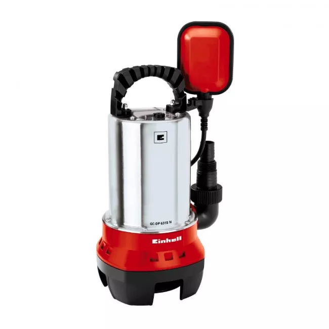 Насос дренажний Einhell GH-DP 5225 N, 520 Вт, 10000 л/год, вис. 7 м, глиб. 5 м, корпус нерж. (4170481)