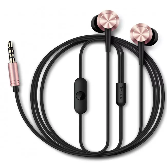 Наушники 1MORE E1009 Piston Fit Mic Pink (E1009-PINK)