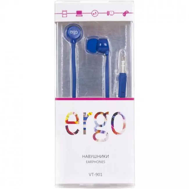 Наушники ERGO VT-109 Blue (VT-109 Blue)