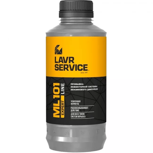 Очиститель инжектора LAVR для бензинового двигателя ML101 EXPERT LINE 1л (Ln3522)