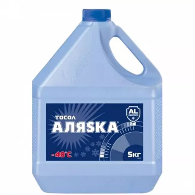 Тосол Water Tosol Fluids Alaska A-40 G11 синий 5л (TOSOLALASKAA405KG)