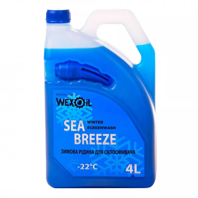 Омыватель стекла Wexoil Sea Breeze -22°C 4л Омыватель стекла Wexoil Sea Breeze -22°C 4л