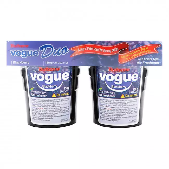 Освежитель воздуха Bullsone Vogue Duo - Blackberry 130гр x 2шт (402240) Освежитель воздуха Bullsone Vogue Duo - Blackberry 130гр x 2шт (402240)