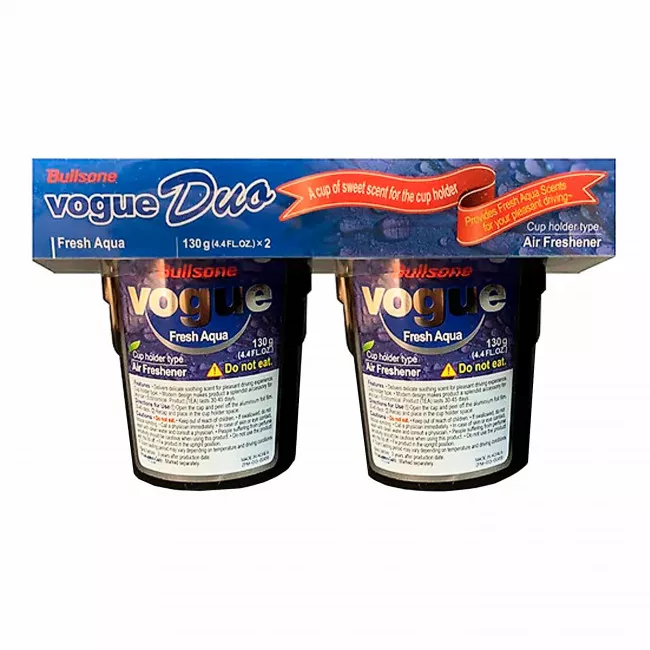 Освежитель воздуха Bullsone Vogue Duo - Fresh Aqua 130гр x 2шт (402233) Освежитель воздуха Bullsone Vogue Duo - Fresh Aqua 130гр x 2шт (402233)