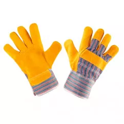 Перчатки NEO рабочие, желтый спилок, размер 10.5 (97-650)