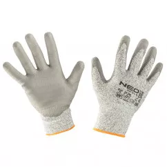 Перчатки NEO с полиуретановым покрытием, против порезов, р. 10 (97-609-10)