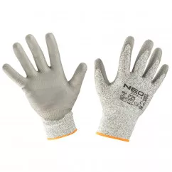 Перчатки NEO с полиуретановым покрытием, против порезов, р. 8 (97-609-8)