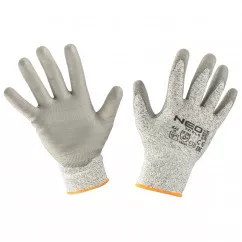 Перчатки NEO с полиуретановым покрытием, против порезов, р. 9 (97-609-9)