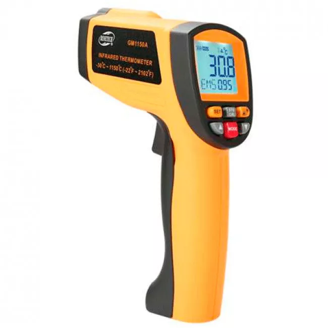 Пирометр инфракрасный бесконтактный BENETECH -50~1150℃ (GM1150A) Пирометр инфракрасный бесконтактный BENETECH -50~1150℃ (GM1150A)