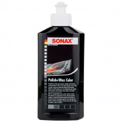 Поліроль з воском SONAX NanoPro чорний 250 мл (296145/296141)м