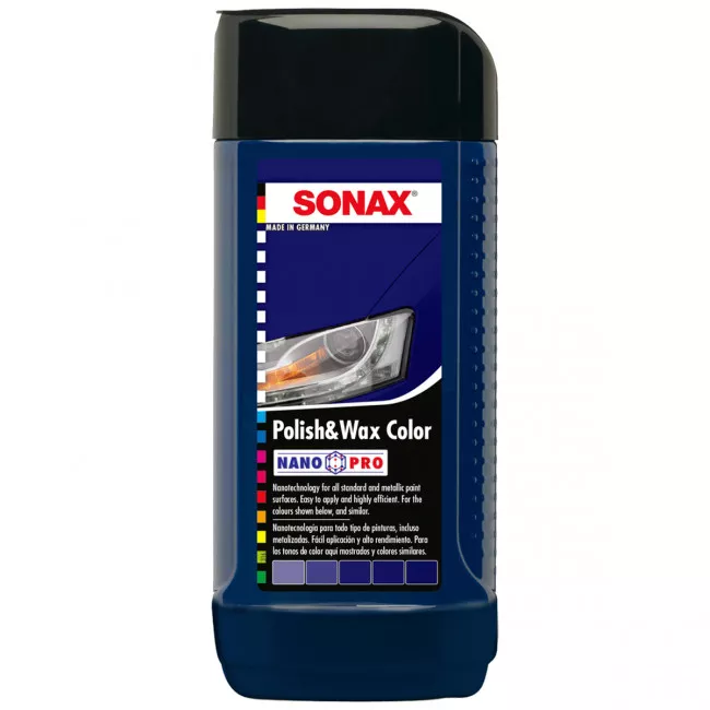 Полироль с воском SONAX NanoPro синий 250 мл (296244/296241) Полироль с воском SONAX NanoPro синий 250 мл (296244/296241)