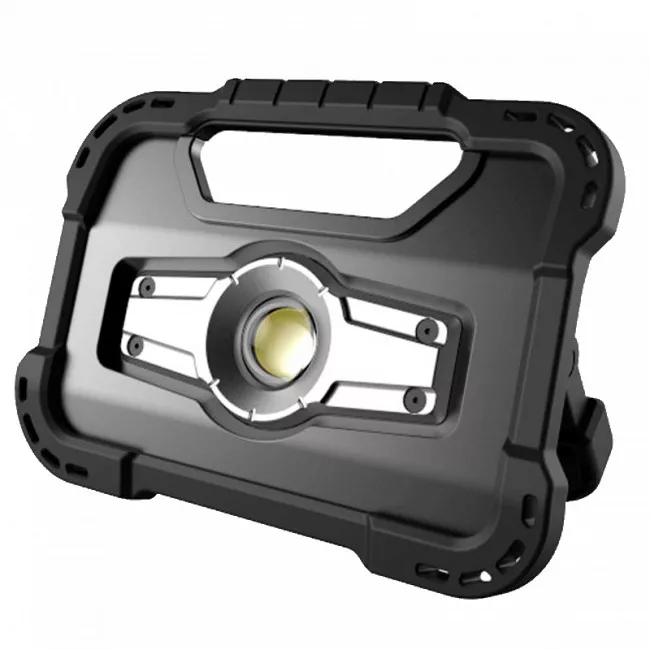 Прожектор светодиодный аккумуляторный GI KRAFT 20W с POWERBANK 5000 mAh (FL-2001W)