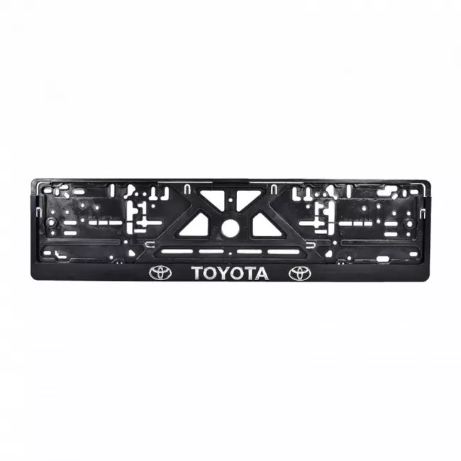 Рамка под номерной знак (рельефная) Toyota (213014)