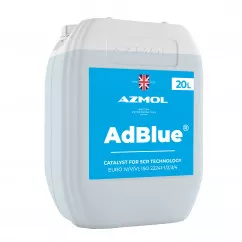 Жидкость AdBlue Azmol NOx для снижения выбросов оксидов азота 20л