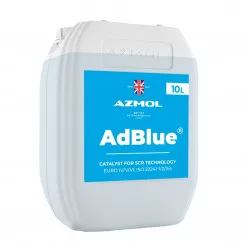 Жидкость AdBlue Azmol NOx для снижения выбросов оксидов азота 10л