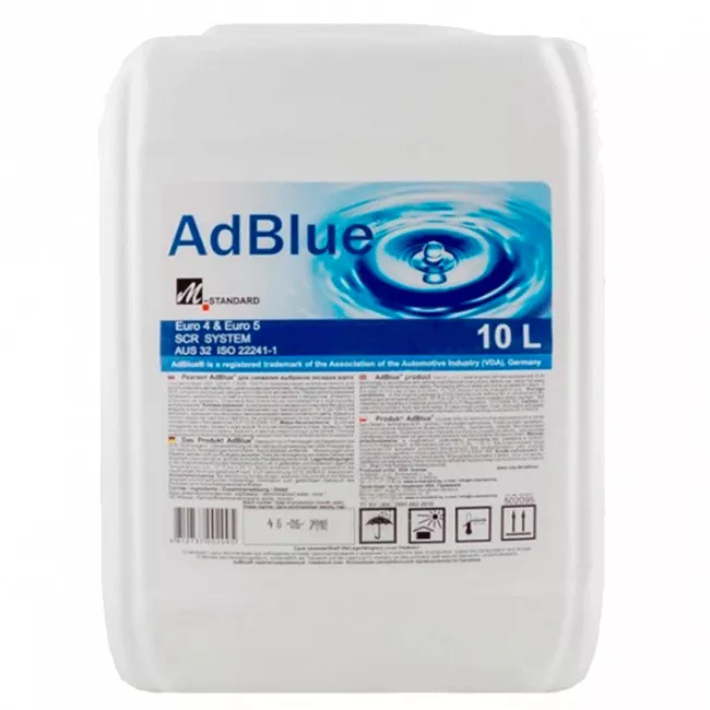 Жидкость AdBlue Green Cool для снижения выброса оксидов азота 10л (502095)
