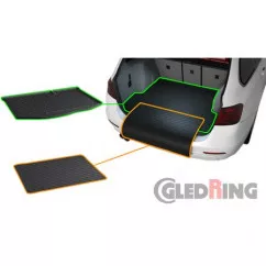 Резиновые коврики в багажник Gledring для Ford Fiesta (5 door hatch)(mkVII) 2008-2017 (trunk) (GR 1309)