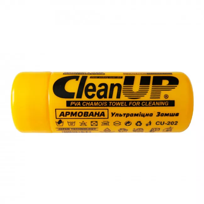 Салфетка влажная из искусственной замши CleanUp 30x30см 1шт CU-202 (379643)