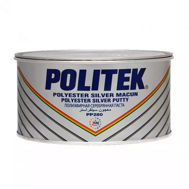 Шпатлевка полиэфирная POLITEK PP280 серебряная 2кг (94503)(246520) Шпатлевка полиэфирная POLITEK PP280 серебряная 2кг (94503)(246520)