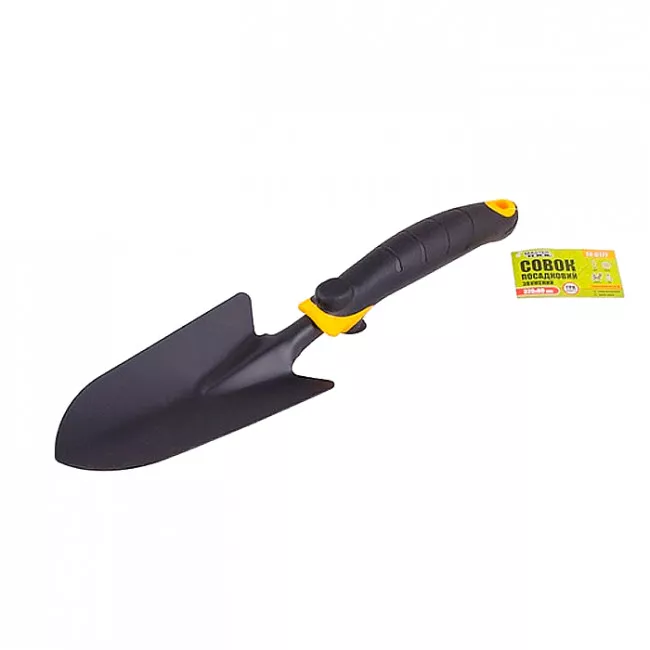 Совок посадковий MASTER TOOL звужений з пластиковою ручкою та TPR покриттям 320*80 мм (14-6171) Совок посадковий MASTER TOOL звужений з пластиковою ручкою та TPR покриттям 320*80 мм (14-6171)