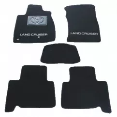 Двошарові килимки Sotra Custom Premium Black 10mm для Toyota Land Cruiser Prado (моделі j120)(1-2 ряд) 2002-2009 (ST 06001-CH-Black2)