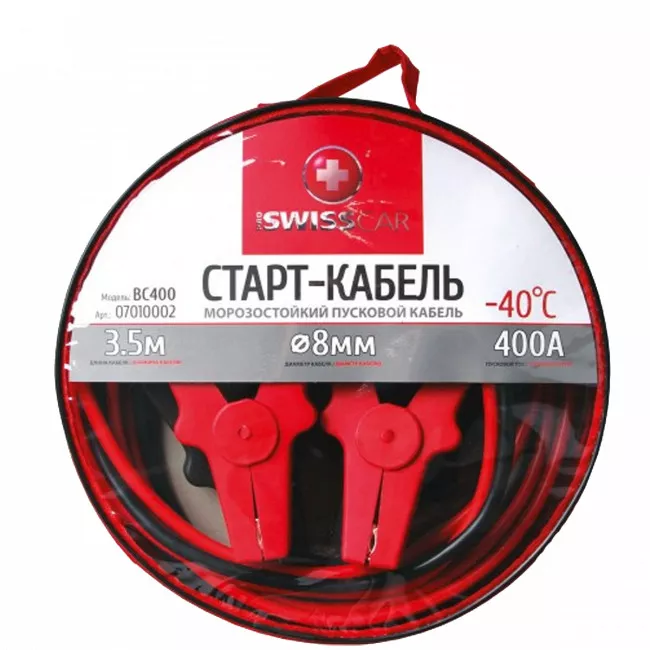 Старт-кабель PROSWISSCAR 400А 3,5 м в сумке BC-400 (П) (000186)