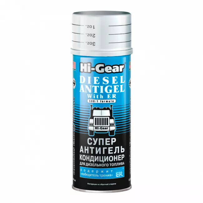 Суперантигель для дизпалива HI-GEAR з ER 444мл (HG3423) Суперантигель для дизпалива HI-GEAR з ER 444мл (HG3423)