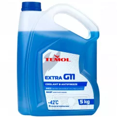 Антифриз Temol Extra G11 -40°C синий 5л (2f828fc7f643)