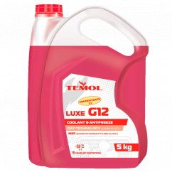 Антифриз Temol Luxe G12 -40°C красный 5л